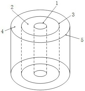 Wide-range gamma dose rate measurement ionization chamber