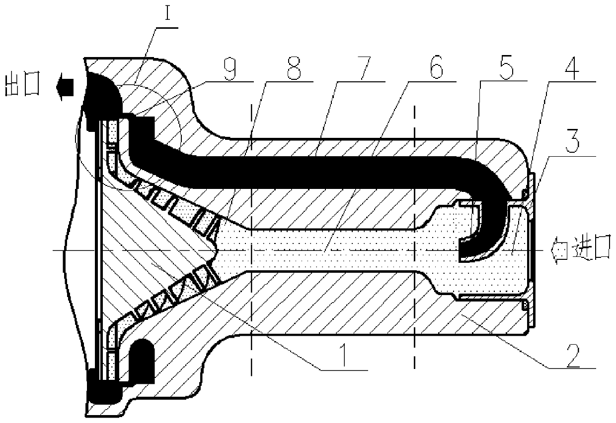 Fuel inlet device for improving self-suction capacity of centrifugal pump