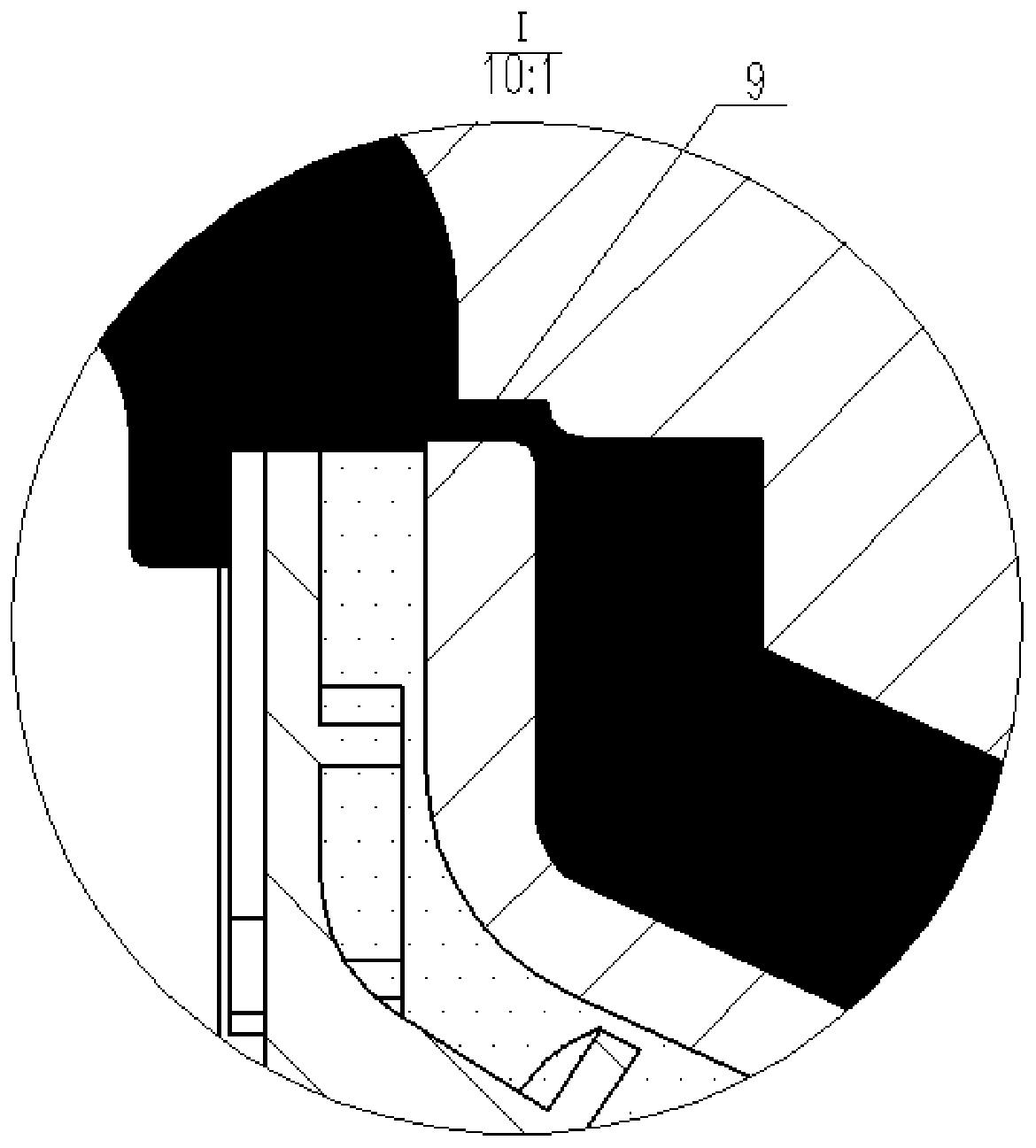 Fuel inlet device for improving self-suction capacity of centrifugal pump