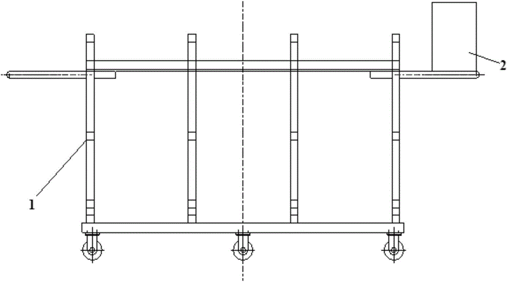 Temperature testing method for solar battery layer laminating machine