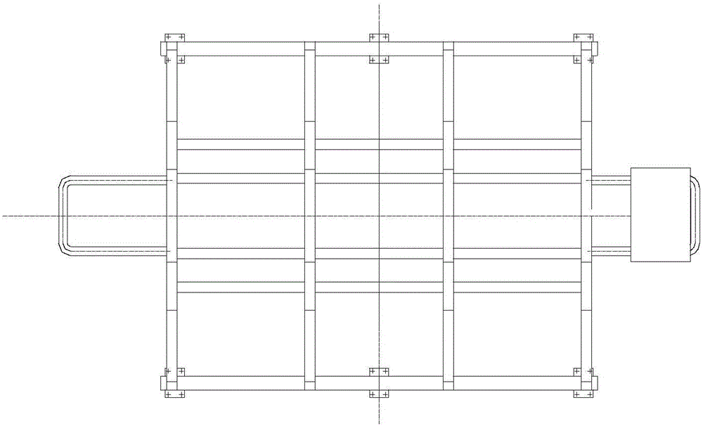 Temperature testing method for solar battery layer laminating machine