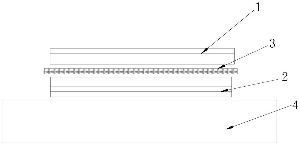 Optical concave-convex grain overlapped film