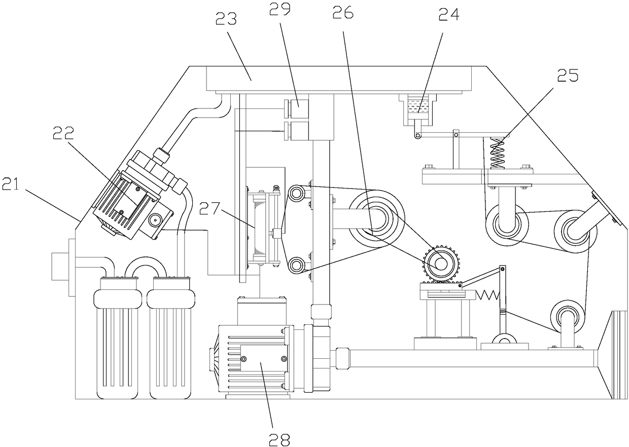 Manufacturing equipment of elevator guide rail support