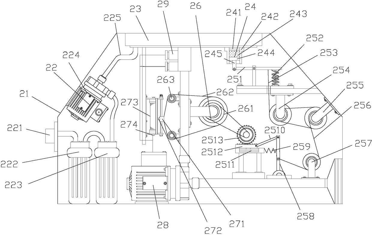 Manufacturing equipment of elevator guide rail support