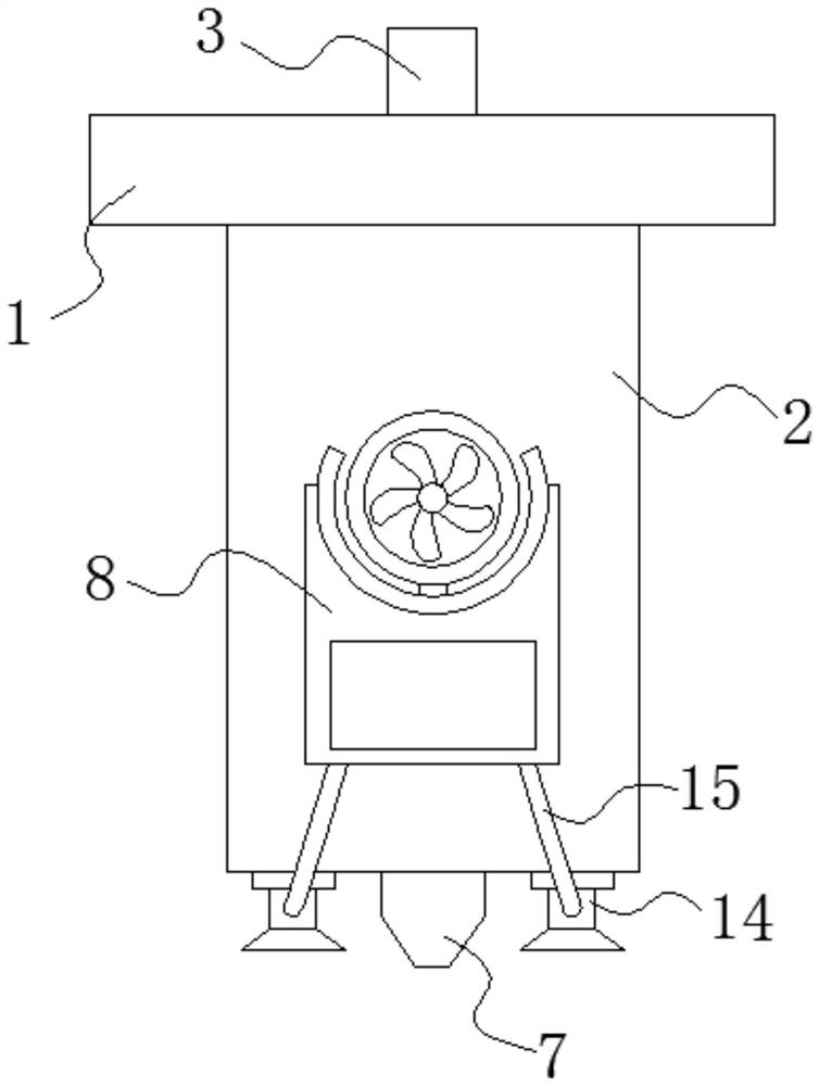 Hot melting nozzle device for alloy type 3D printer