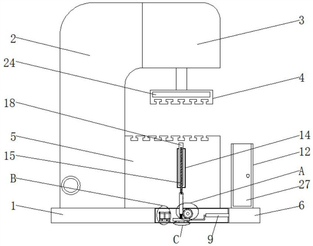 Punching equipment for automotive interior trim