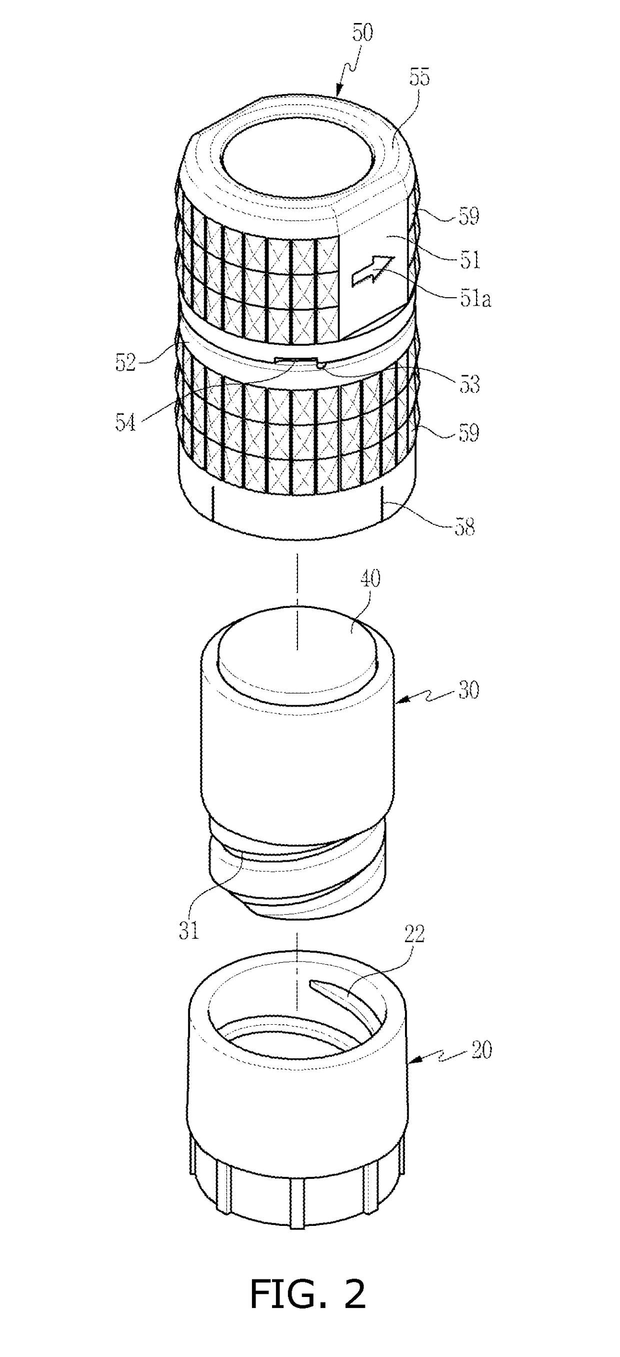 Syringe cap having reuse prevention structure