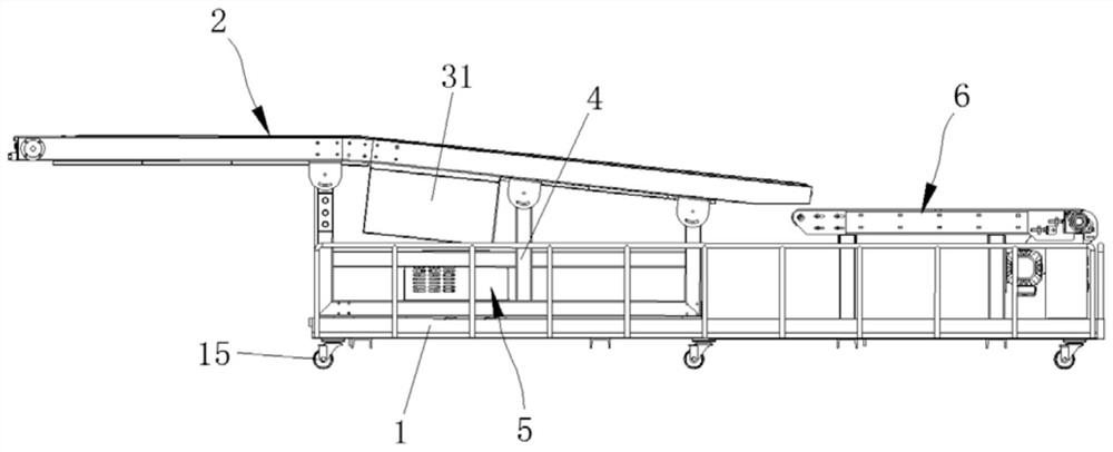 Telescopic barreled paint conveying equipment