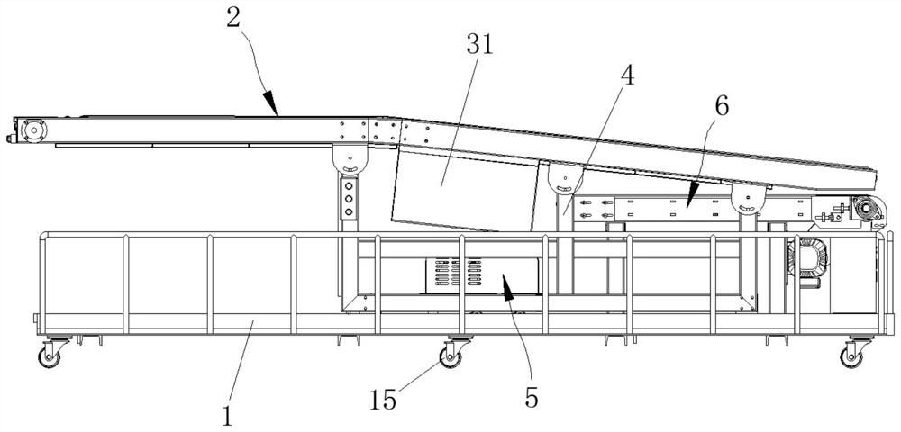 Telescopic barreled paint conveying equipment