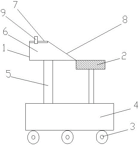 Unloading mechanism special for robot