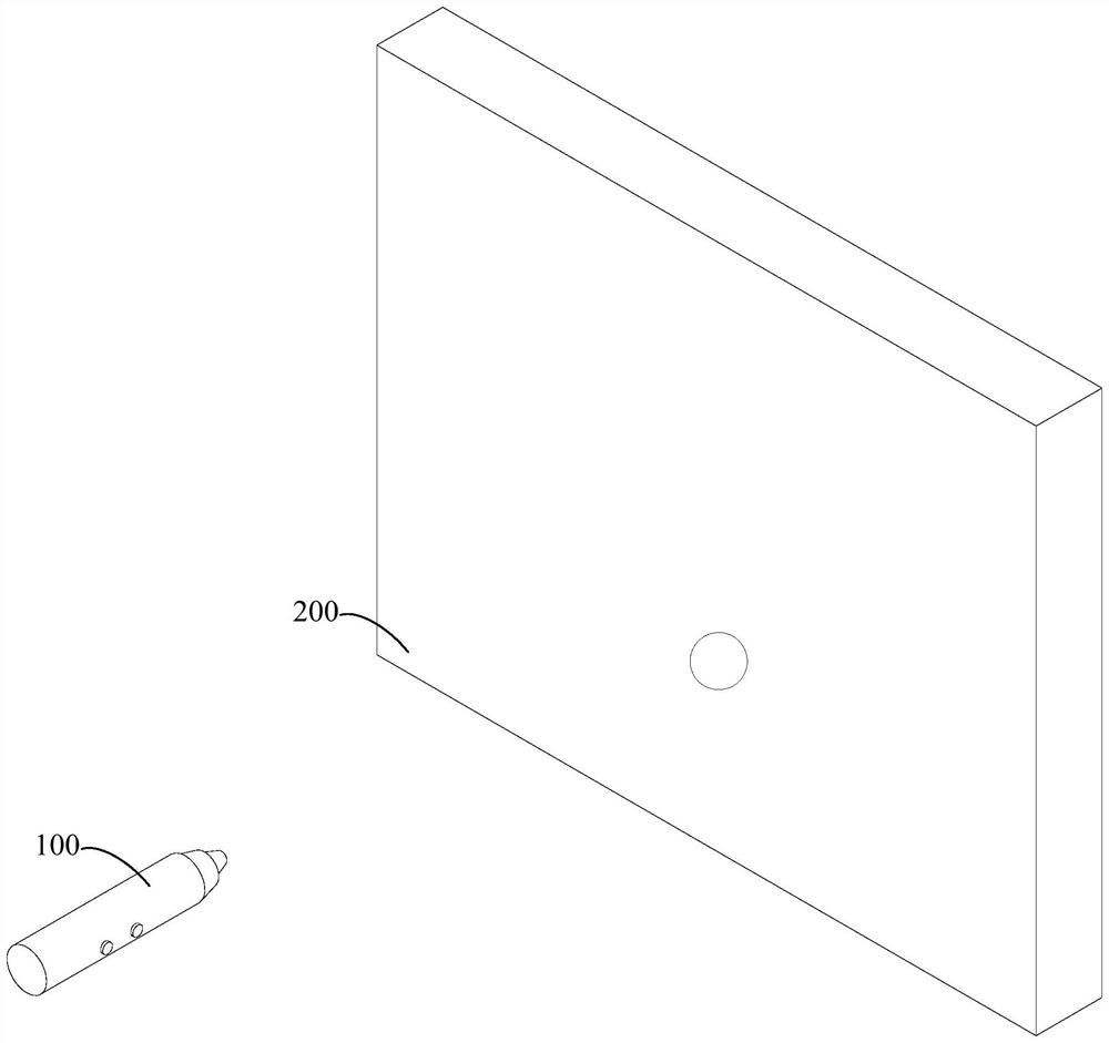 Laser pen and laser writing system