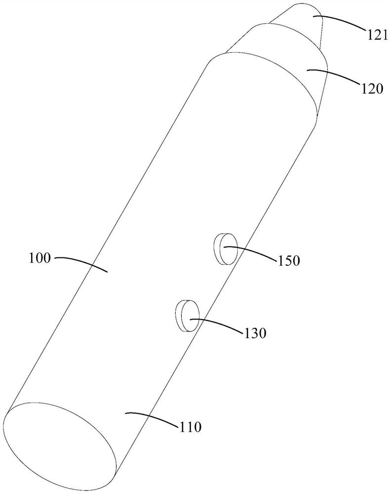 Laser pen and laser writing system