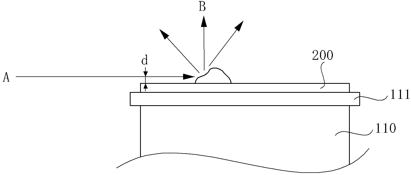 Surface foreign material detecting system and control method thereof