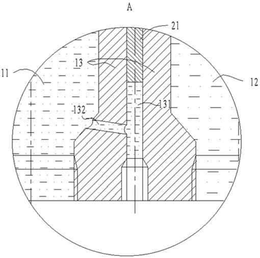 Pilot diaphragm type pressure reducing valve with adjustable pressure