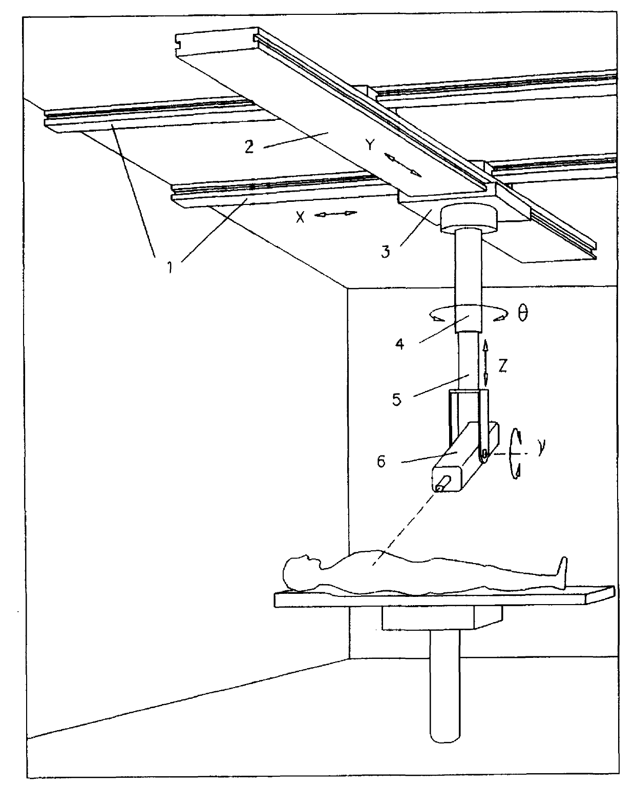 Three-dimensional directional radiotherapy device