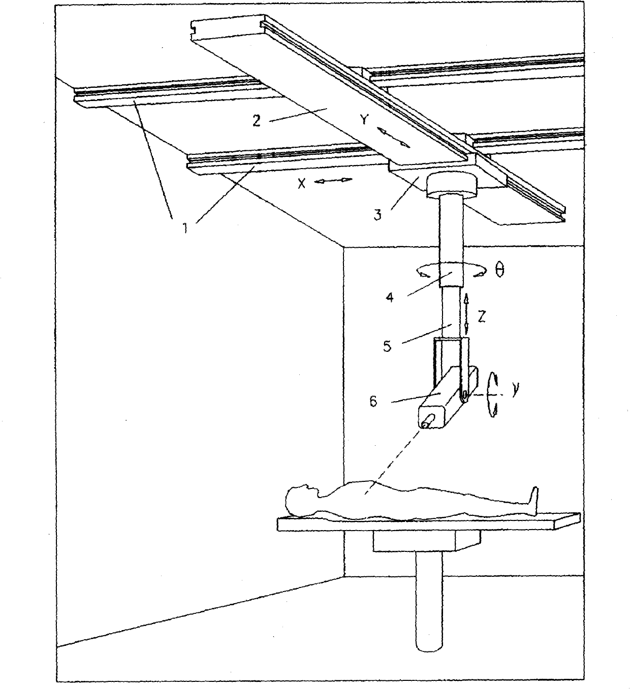 Three-dimensional directional radiotherapy device