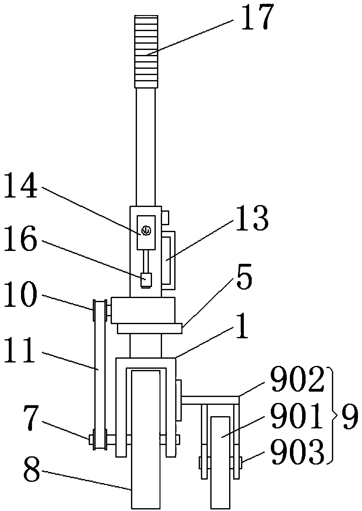 Idler wheel measurement device