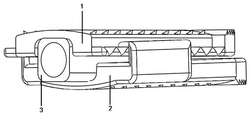 Slidable and self-locking atlantoaxial interbody fusion cage