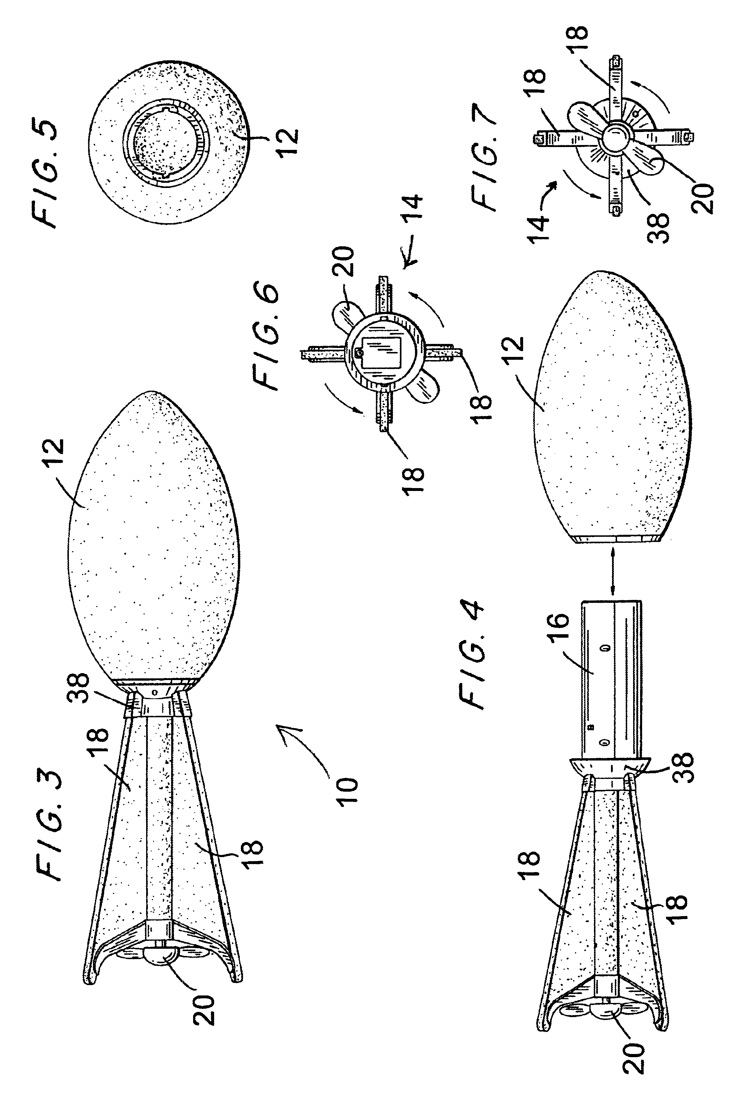 Propeller enhanced toy football