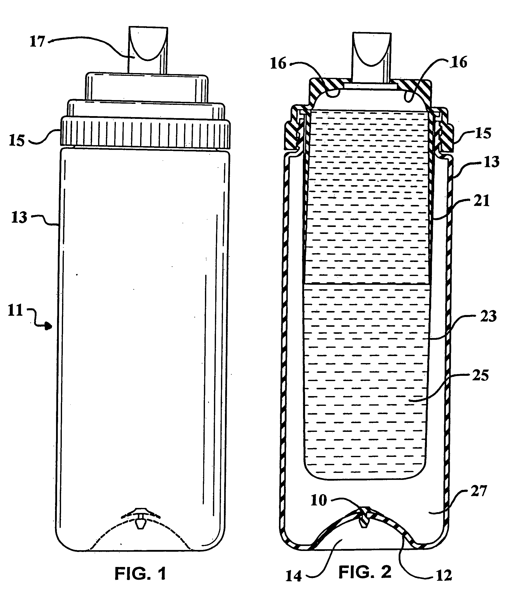 Bag type squeeze bottle