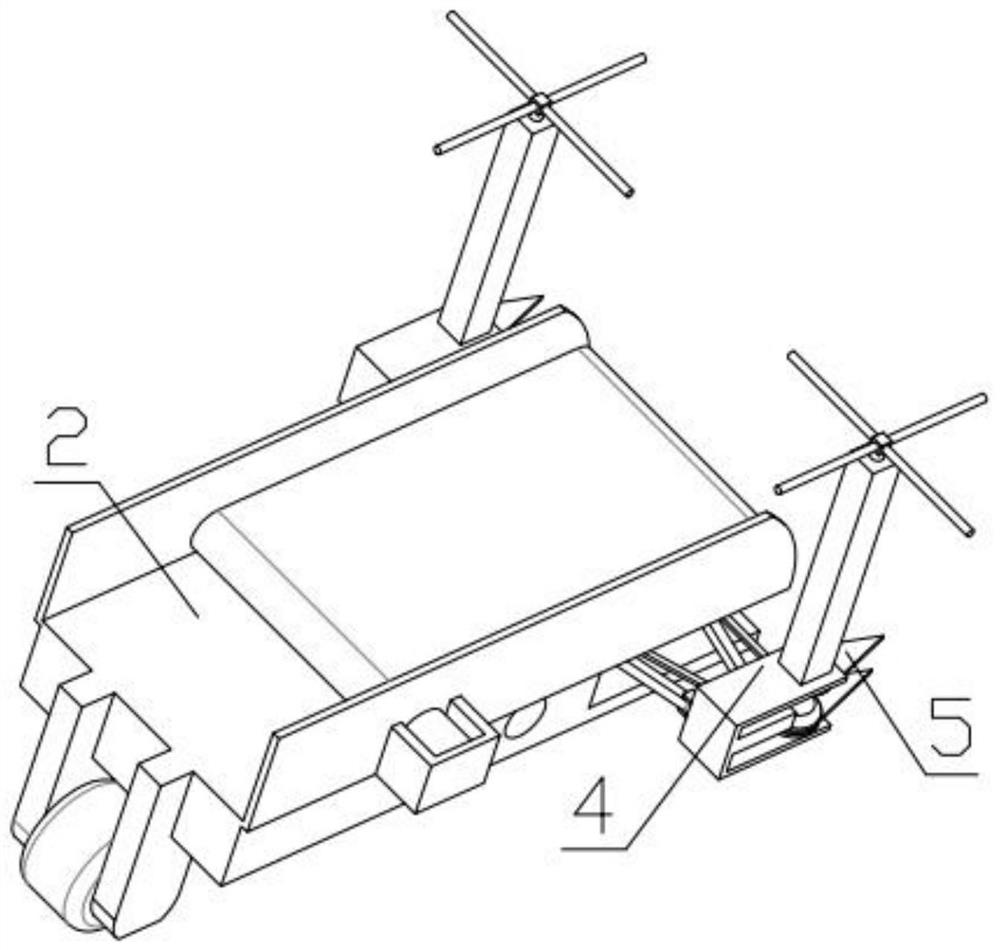 A kind of soybean harvesting device for mountain