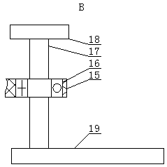 A table tennis practice device