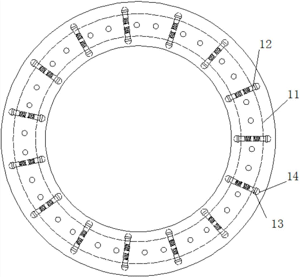 Plastic bearing with good anti-seismic property