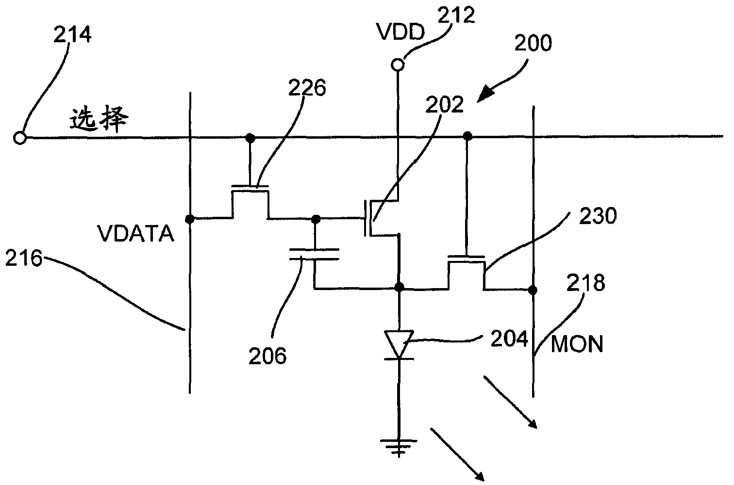 System and methods for aging compensation in AMOLED displays