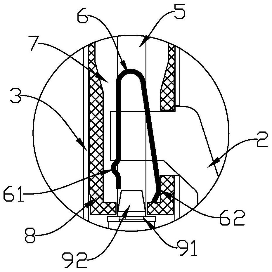 Press-type writing pen