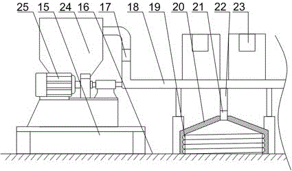 Deduster applied to treatment of flue gas from top of coke oven