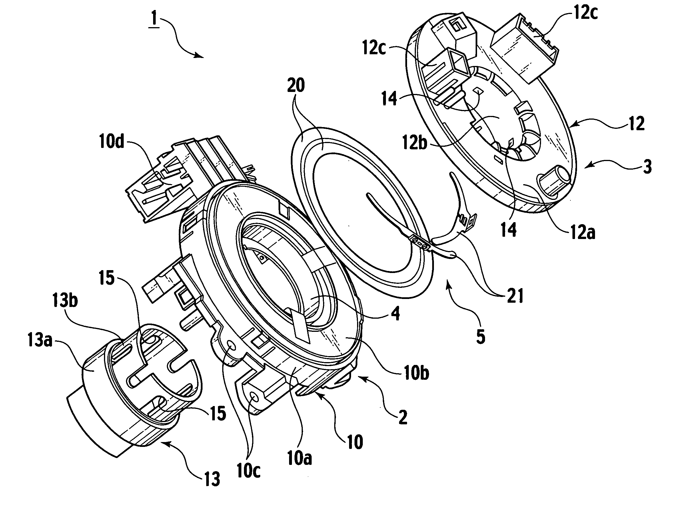 Rotary connector device