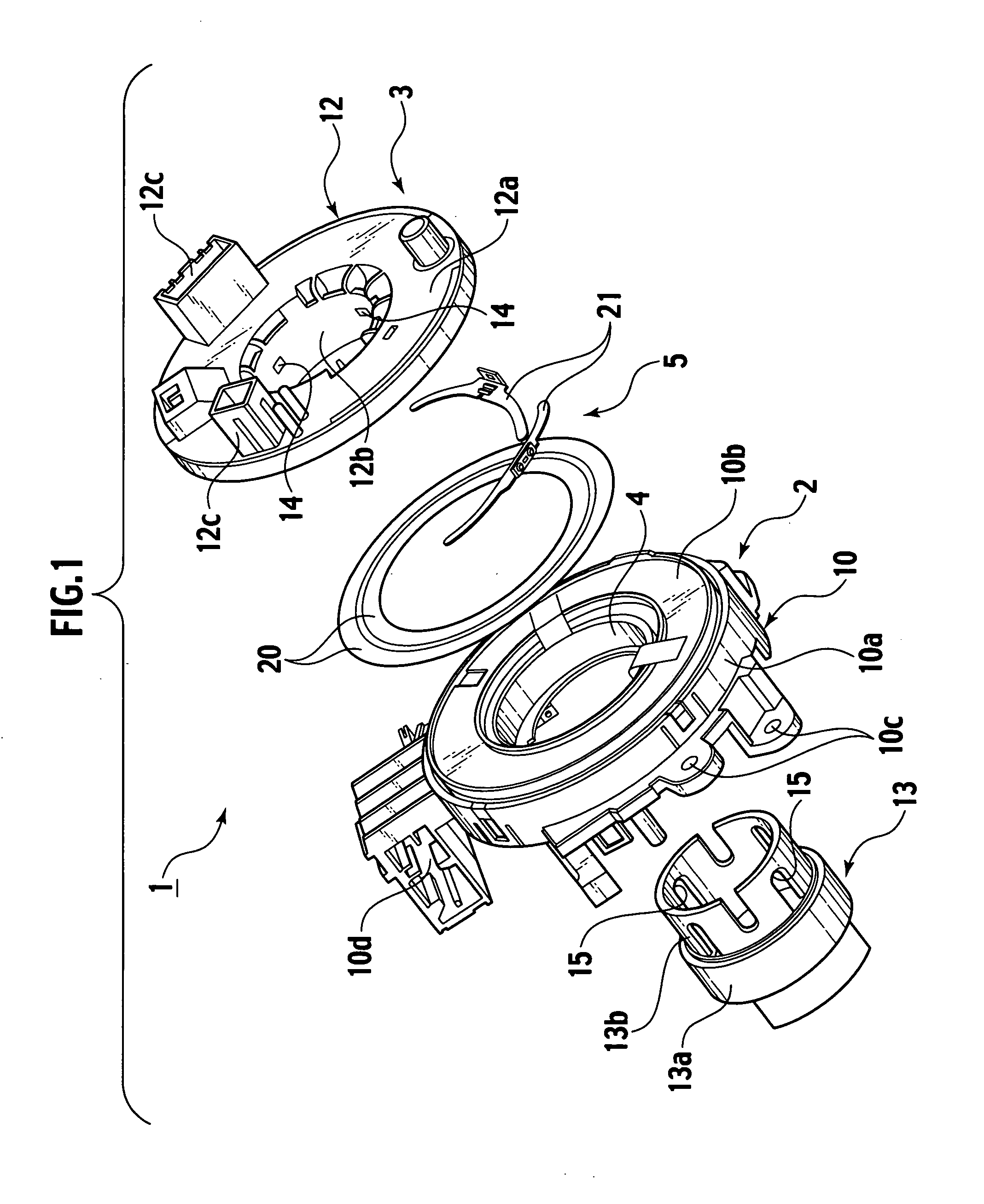 Rotary connector device