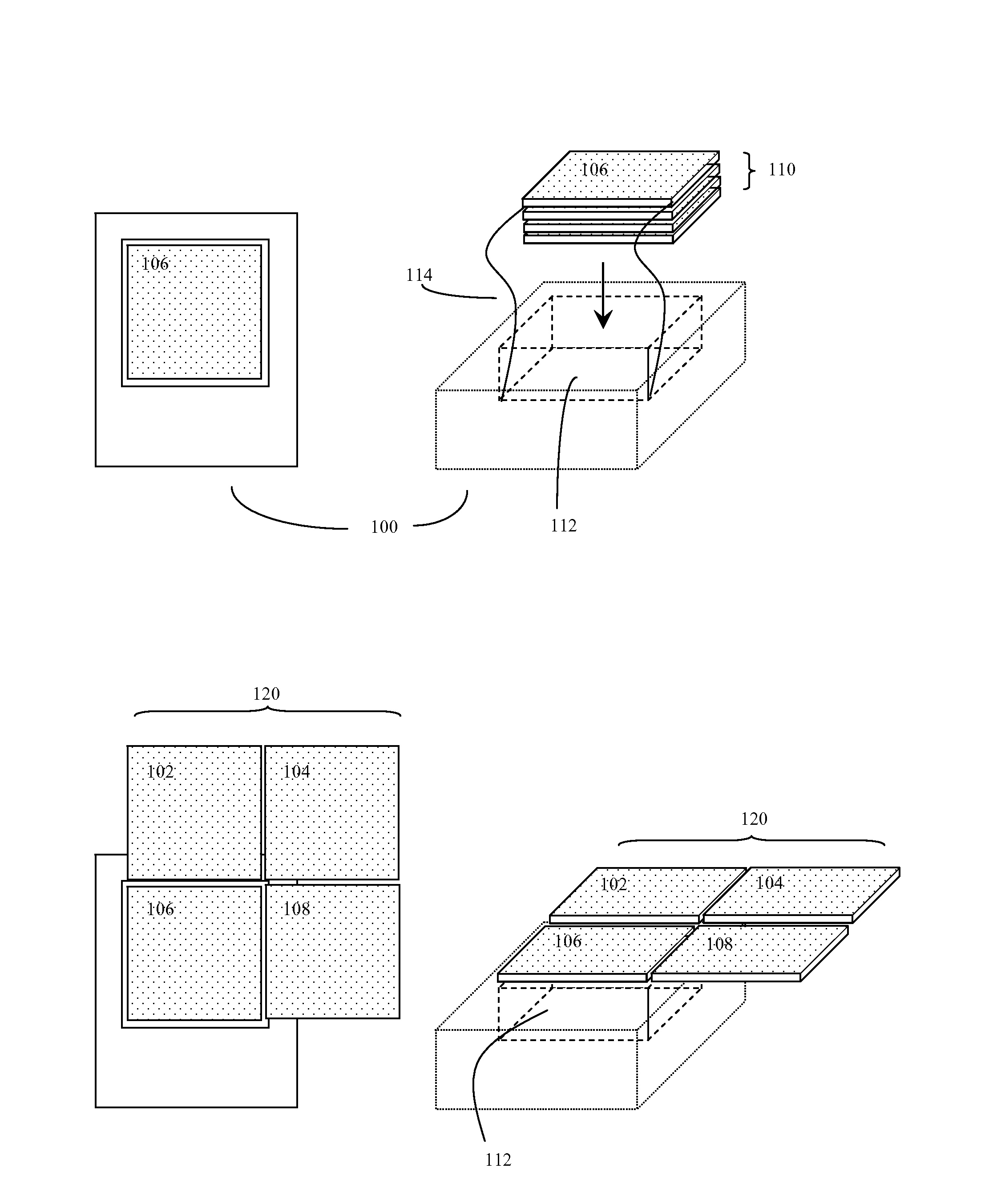 Computerized device with a plurality of variably configured display screens