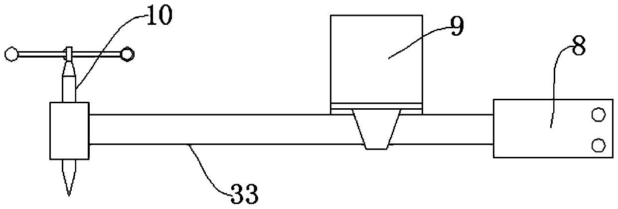 Water and soil conservation monitoring device with good stabilizing effect