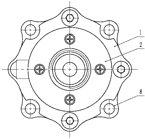 A large-diameter direct-acting high-pressure solenoid valve