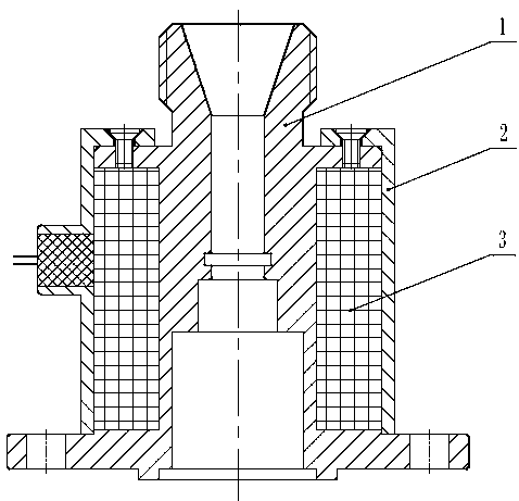 A large-diameter direct-acting high-pressure solenoid valve