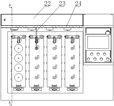 A warp beam cloth package yarn tester