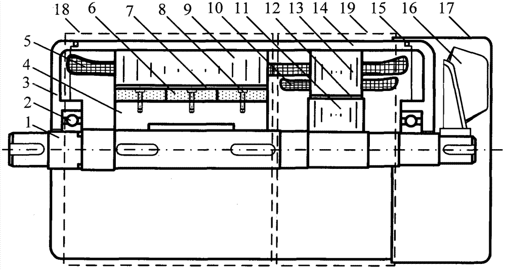 Brushless parallel-structure hybrid excitation synchronous generator without additional air gap