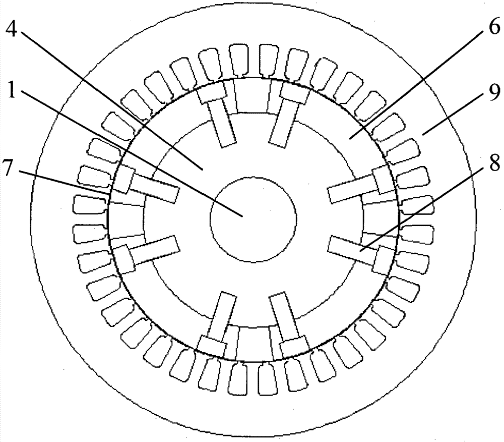 Brushless parallel-structure hybrid excitation synchronous generator without additional air gap