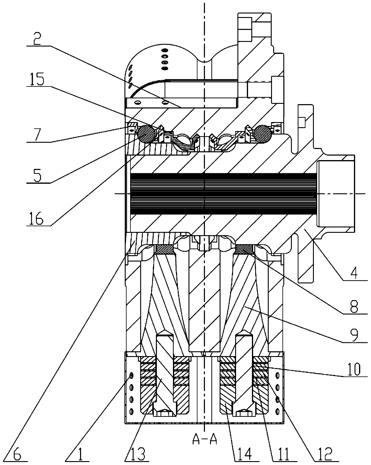 Ultrasonic suspension hub bearing for electric automobile