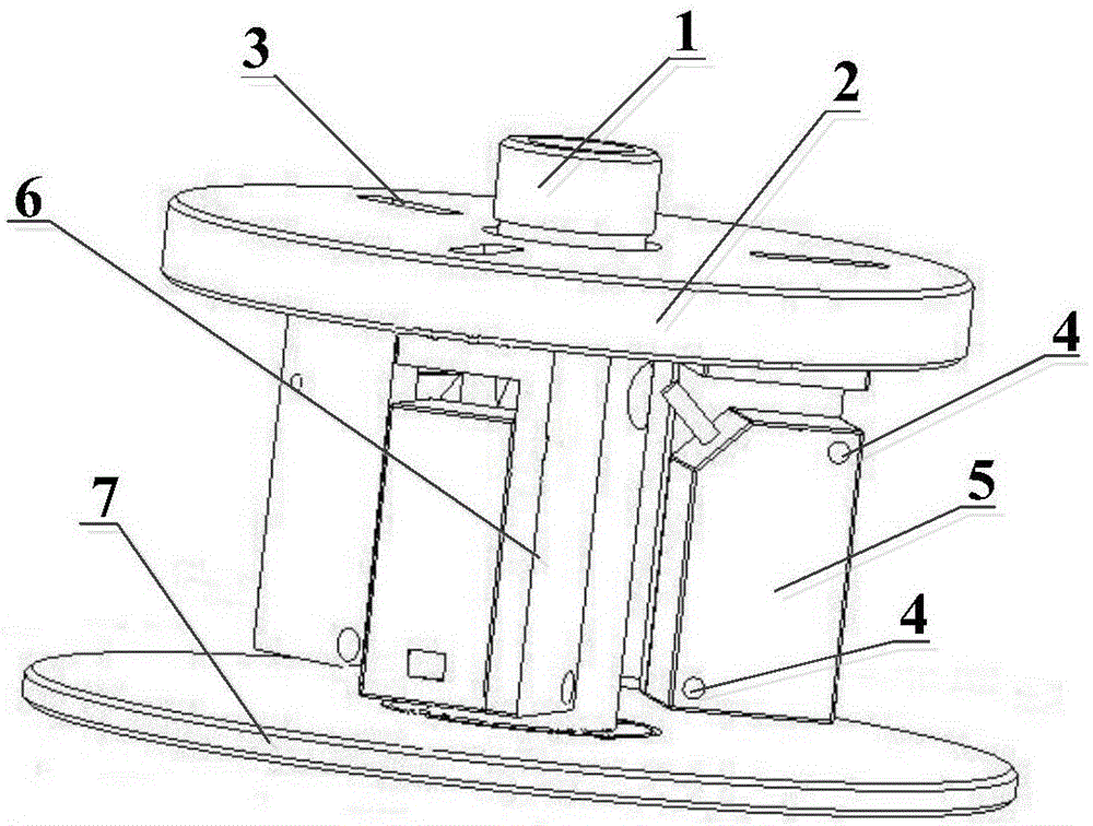 Non-contact and multi-point measurement method for measuring internal diameter of circular hole