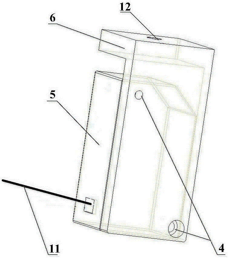 Non-contact and multi-point measurement method for measuring internal diameter of circular hole