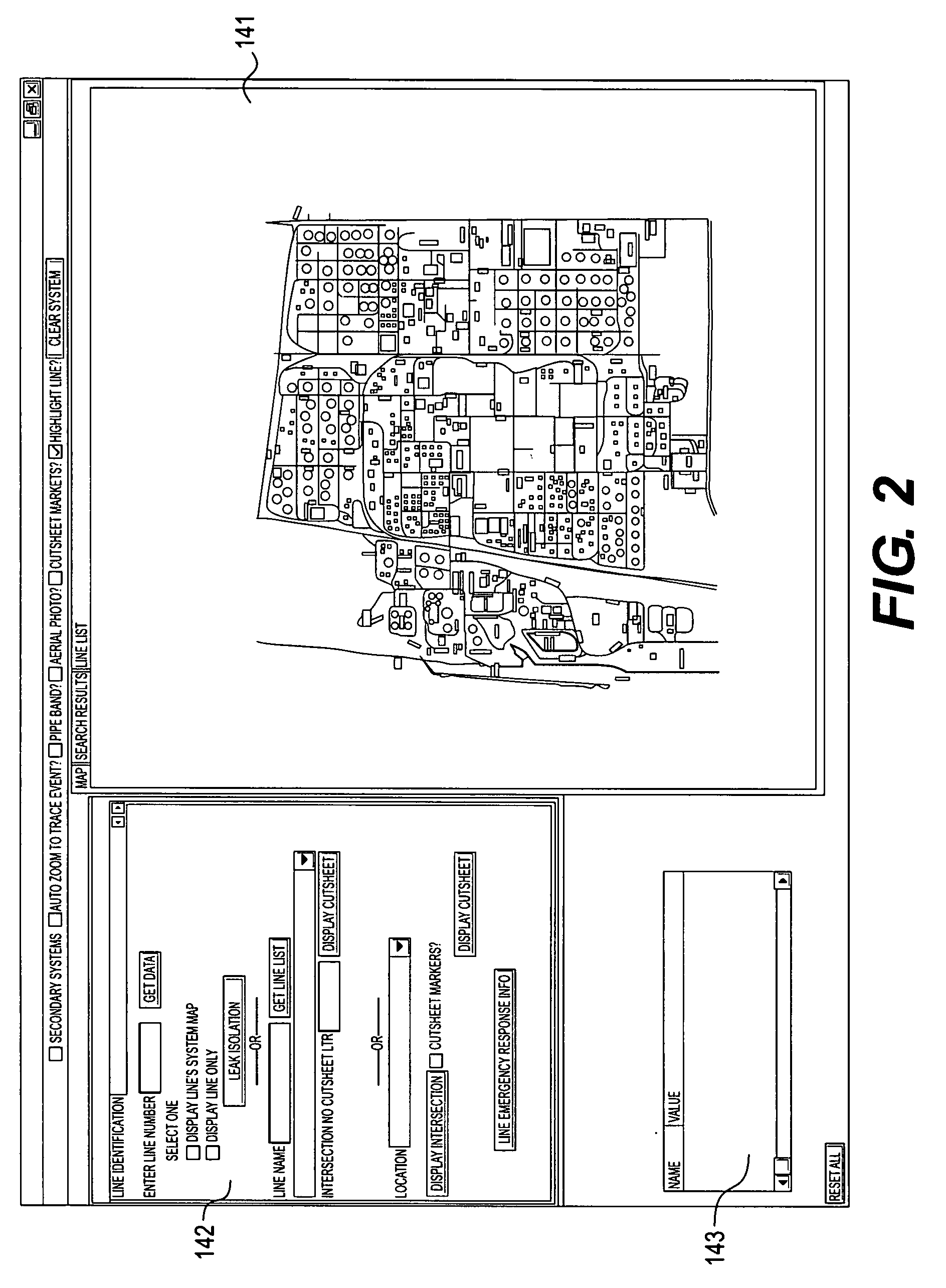 Process for mapping off-site piping systems in a refinery and/or petrochemical facility and a system for providing emergency isolation and response in a refinery and/or petrochemical facility