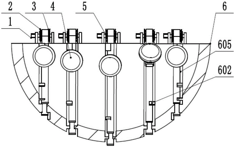 Automatic head massage device