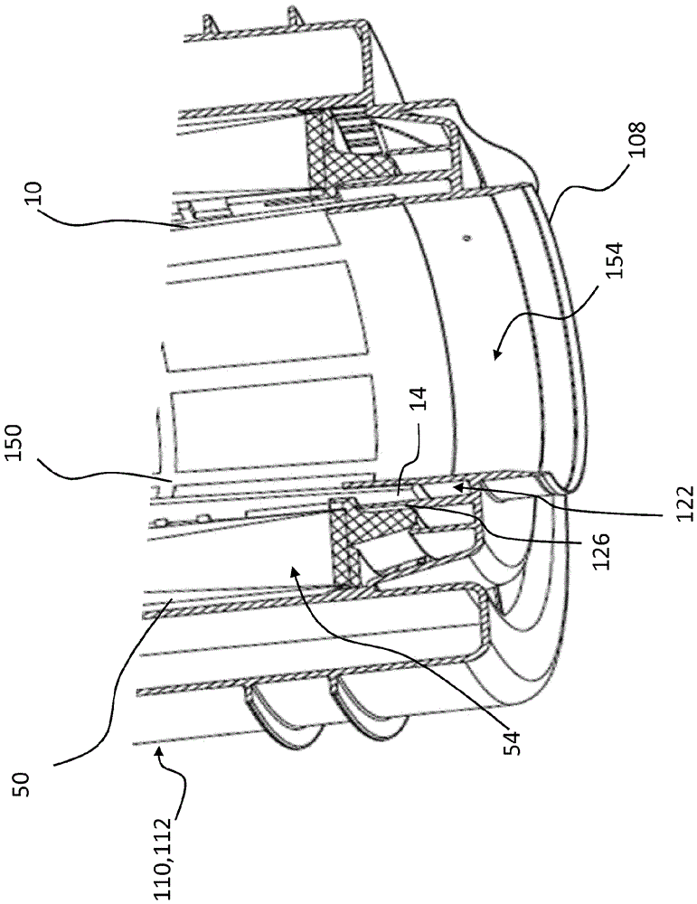 Secondary element for a filter system and filter system with a secondary element