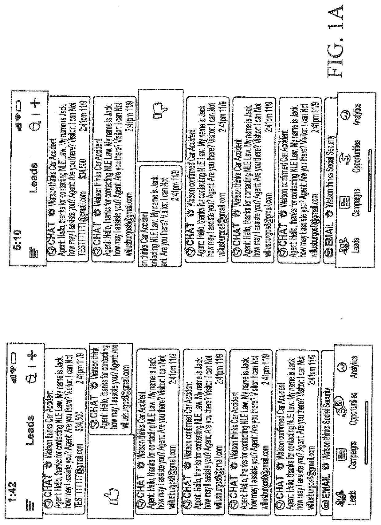 Interface method and system for enabling an advertisement sponsor to input data concerning leads generated in response to advertisements