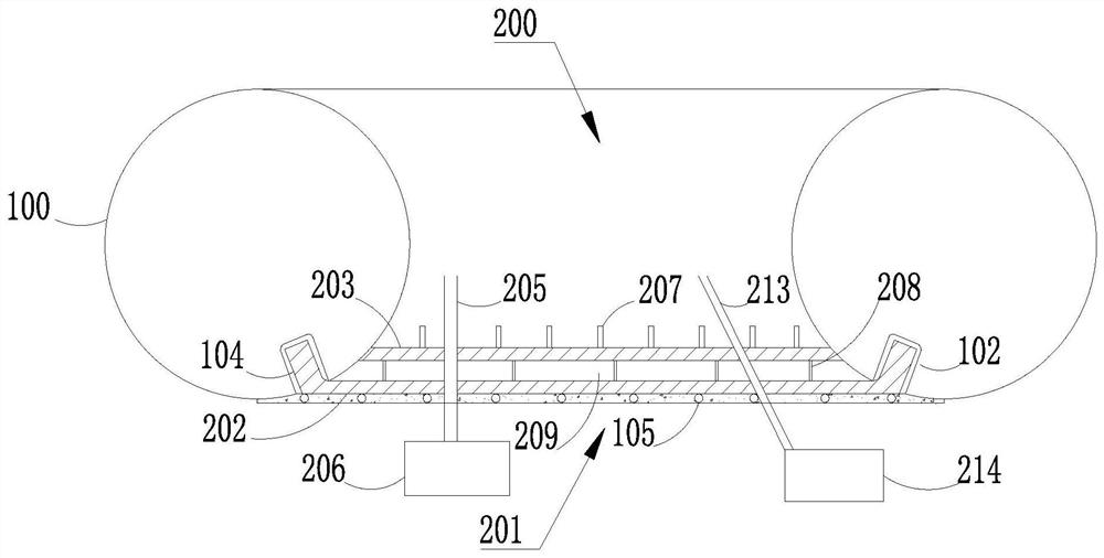 Leaking stoppage construction method adopting external bar planting method between piles