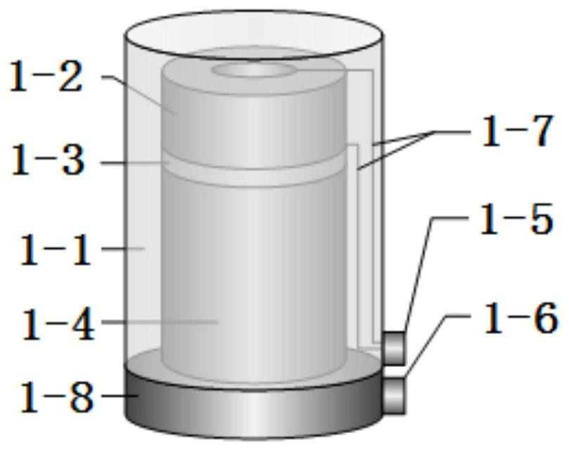 Underwater normal sound energy flow measuring device capable of being installed on structure surface