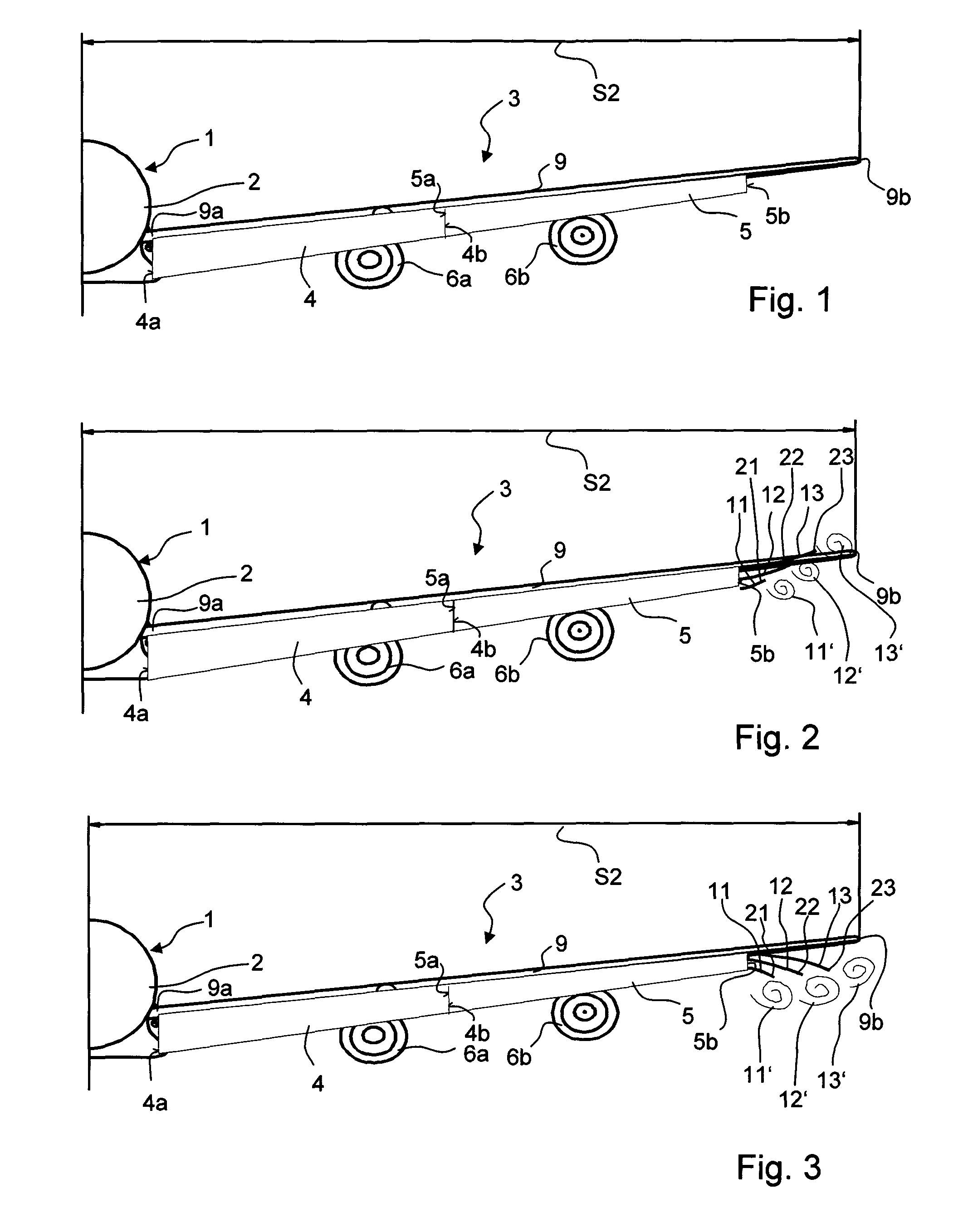 Device for the generation of aerodynamic vortices and also a regulating flap and wing with a device for the generation of aerodynamic vortices