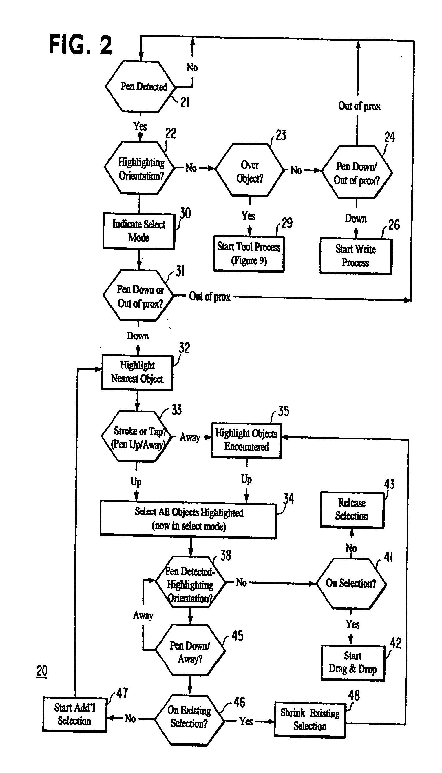 Pen-based interface for a notepad computer